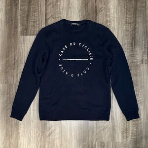 Cafe Du Cycliste Clementine Cafe D’ Azur Sweatshirt - Unisex Large